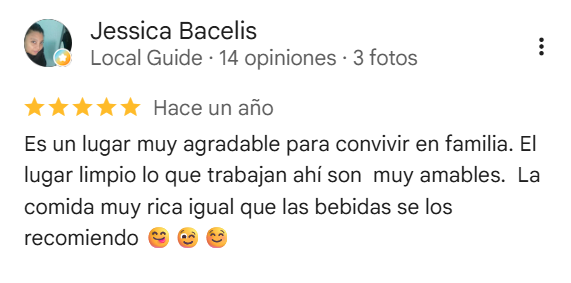 Reseña de Jessica Bacelis sobre el ambiente familiar